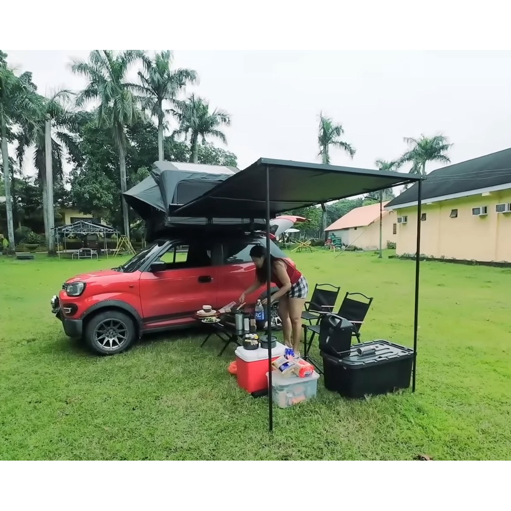 ALLTOP USA HEAVY DUTY SOFT CASE SIDE AWNING BLACK SERIES WITH LED| 800d ...