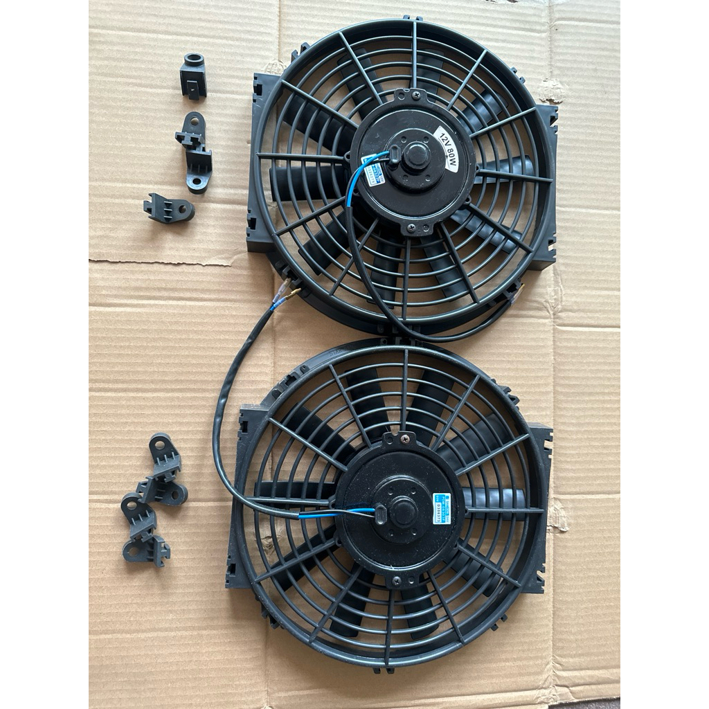 Universal Condenser/Radiator Auxiliary Fan – 9/10/12inch, 10-Blade, 12V ...