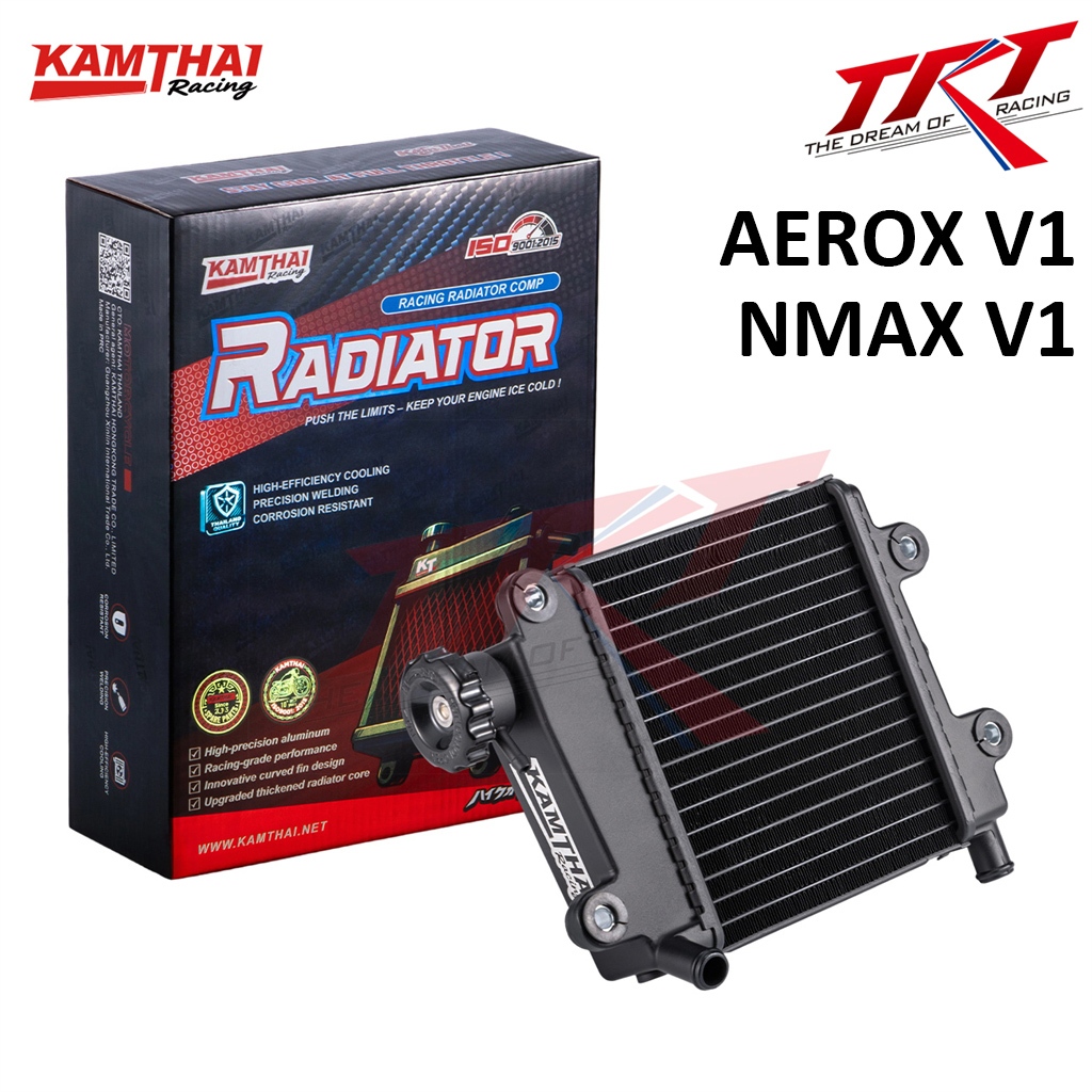 KamThai Radiator For Aerox V1 NMAX V1 Black Motorcycle Radiator Assy ...