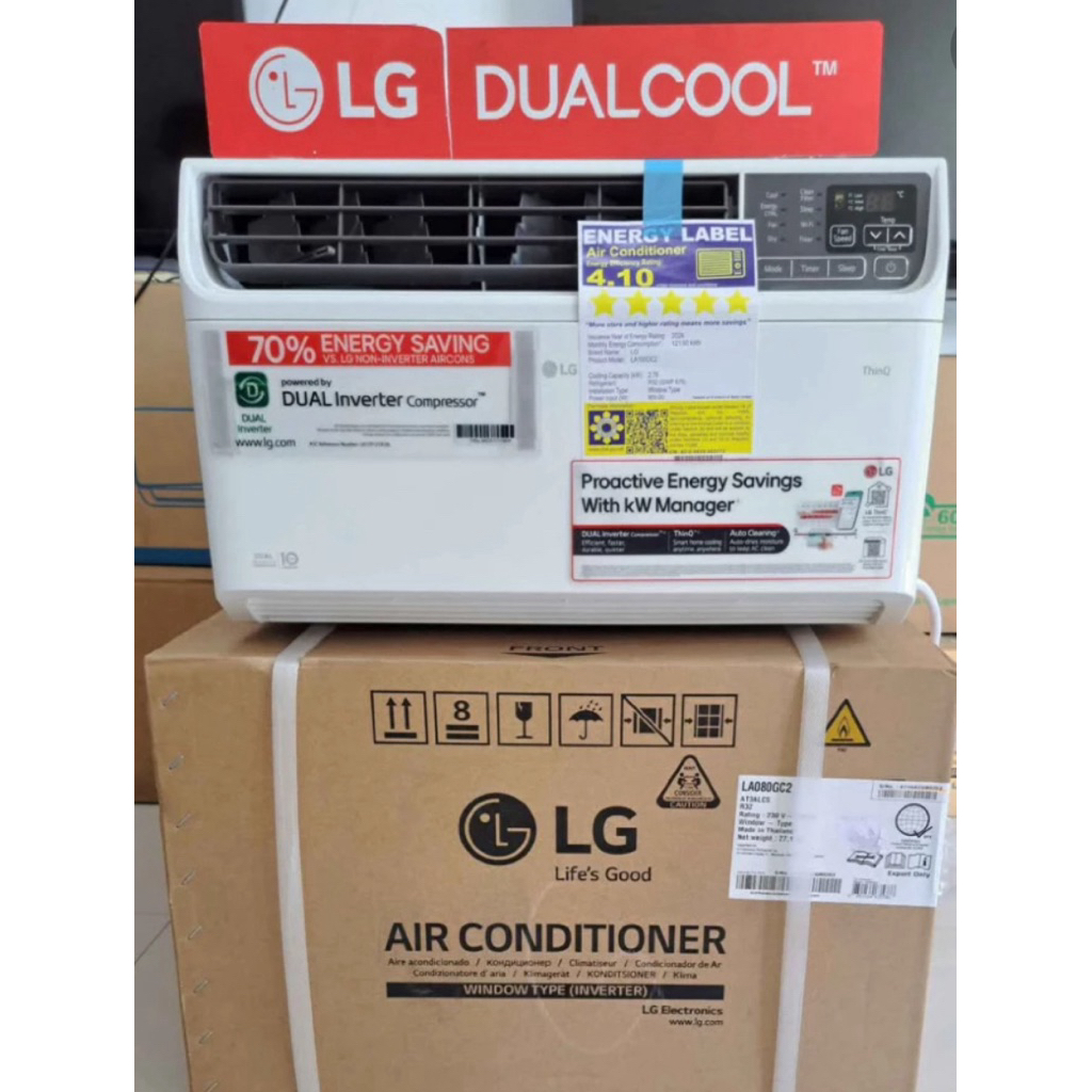 BRAND NEW LG DUAL INVERTER WINDOW TYPE | Shopee Philippines