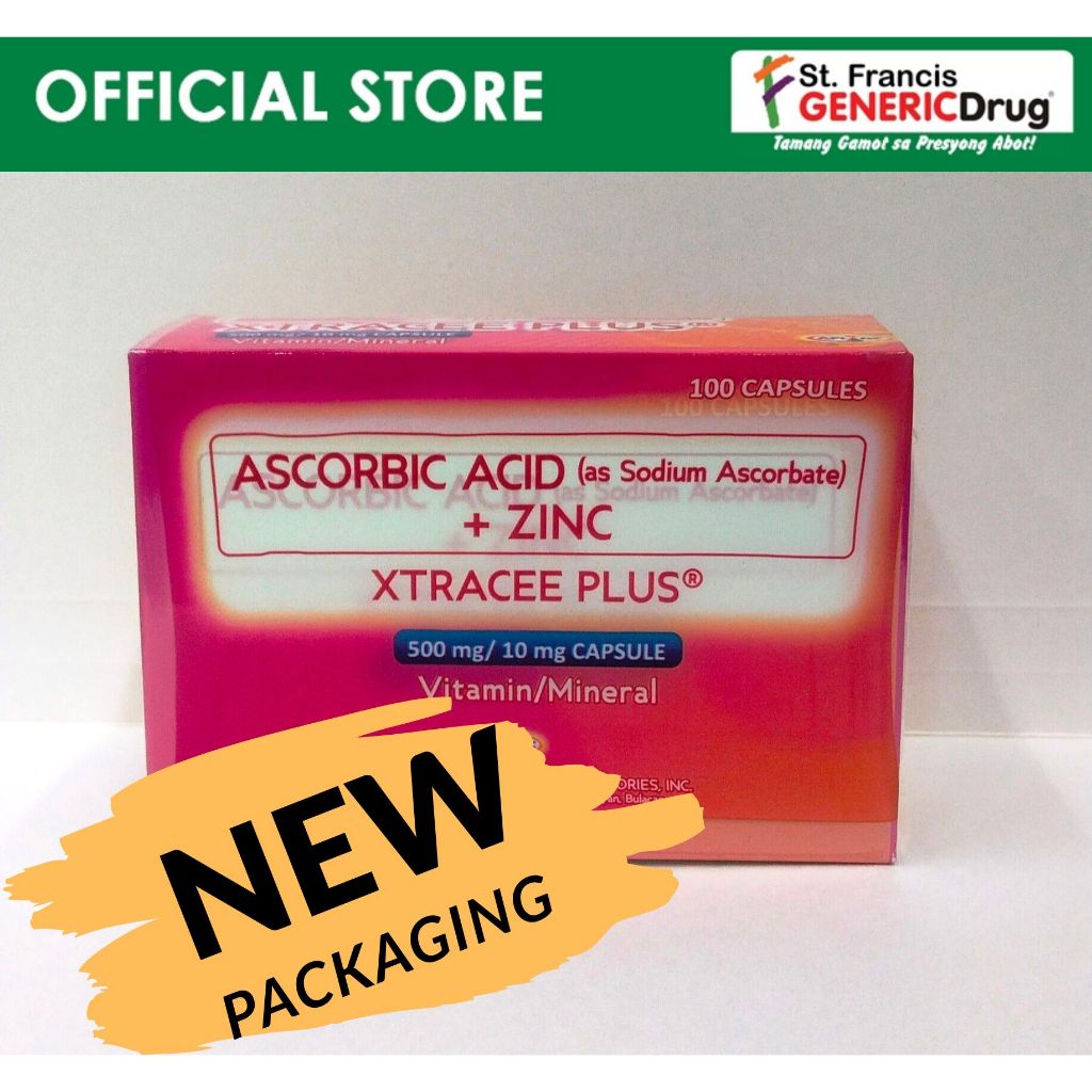Xtracee Plus® Ascorbic Acid (as Sodium Ascorbate) + Zinc Sulfate ...
