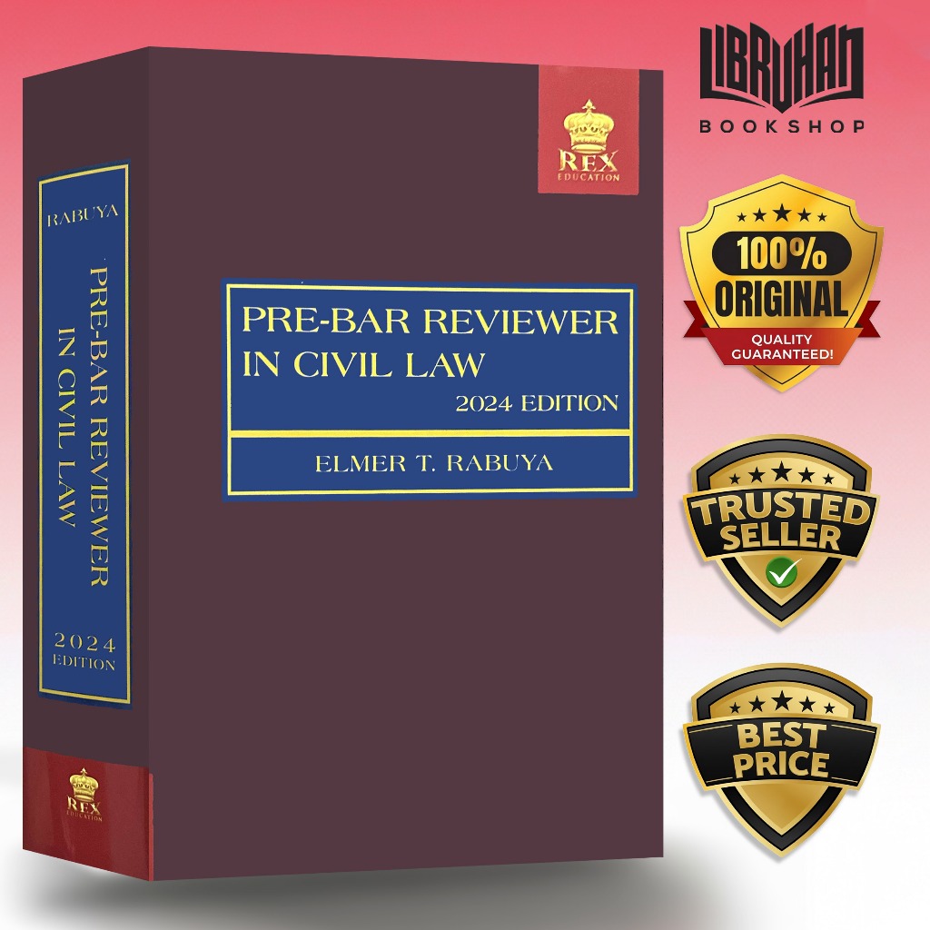 PRE-BAR REVIEWER IN CIVIL LAW 2024 Edition - ELMER RABUYA | Shopee ...