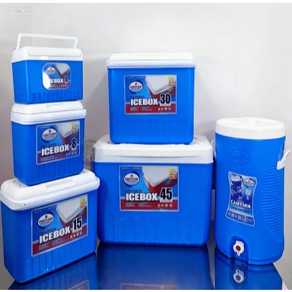 OROCAN ICE BOX WITH FREE SCOOP AND BASKET / INSULATED ICE COOLER / ALL ...
