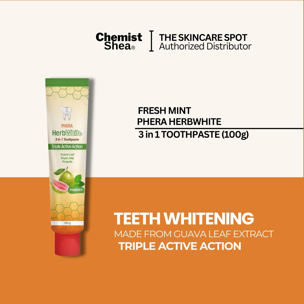 PHERA HERBWHITE |3-in-1 Toothpaste |Gentle Teeth Whitening,Gum and ...