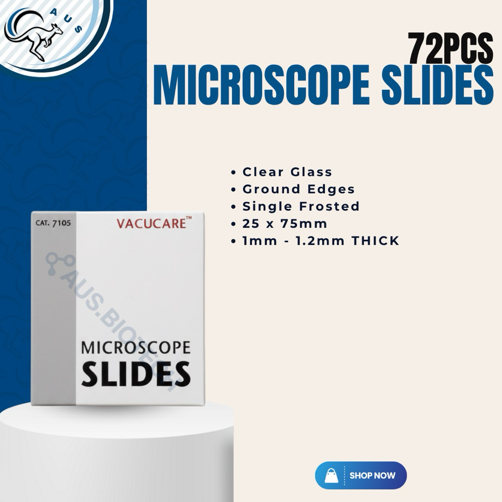 Vacucare Microscopic Slide (72pcs/box) | Shopee Philippines