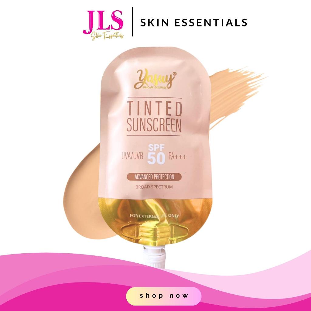 YASUY Tinted Sunscreen SPF50 PA+++ Advanced Protection Broad Spectrum ...