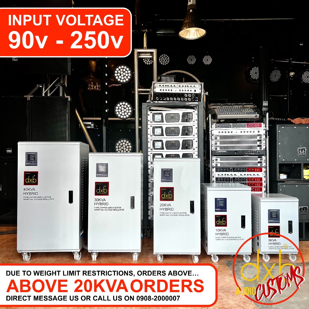 dxb Hybrid AVR 5Kva Digital SMART SENSE DISPLAY (Input: 90v-250v) PURE ...