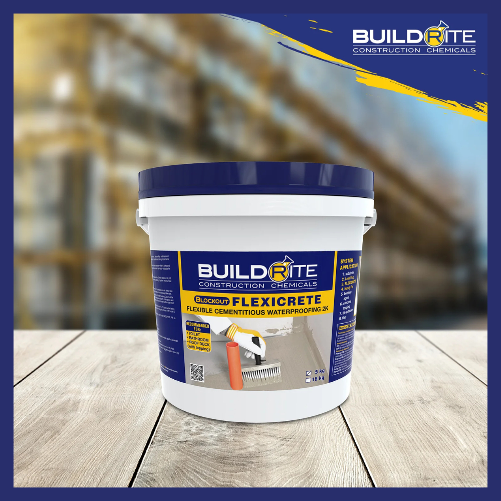 Buildrite FLEXICRETE Flexible Cementitious Waterproofing 2-Component ...