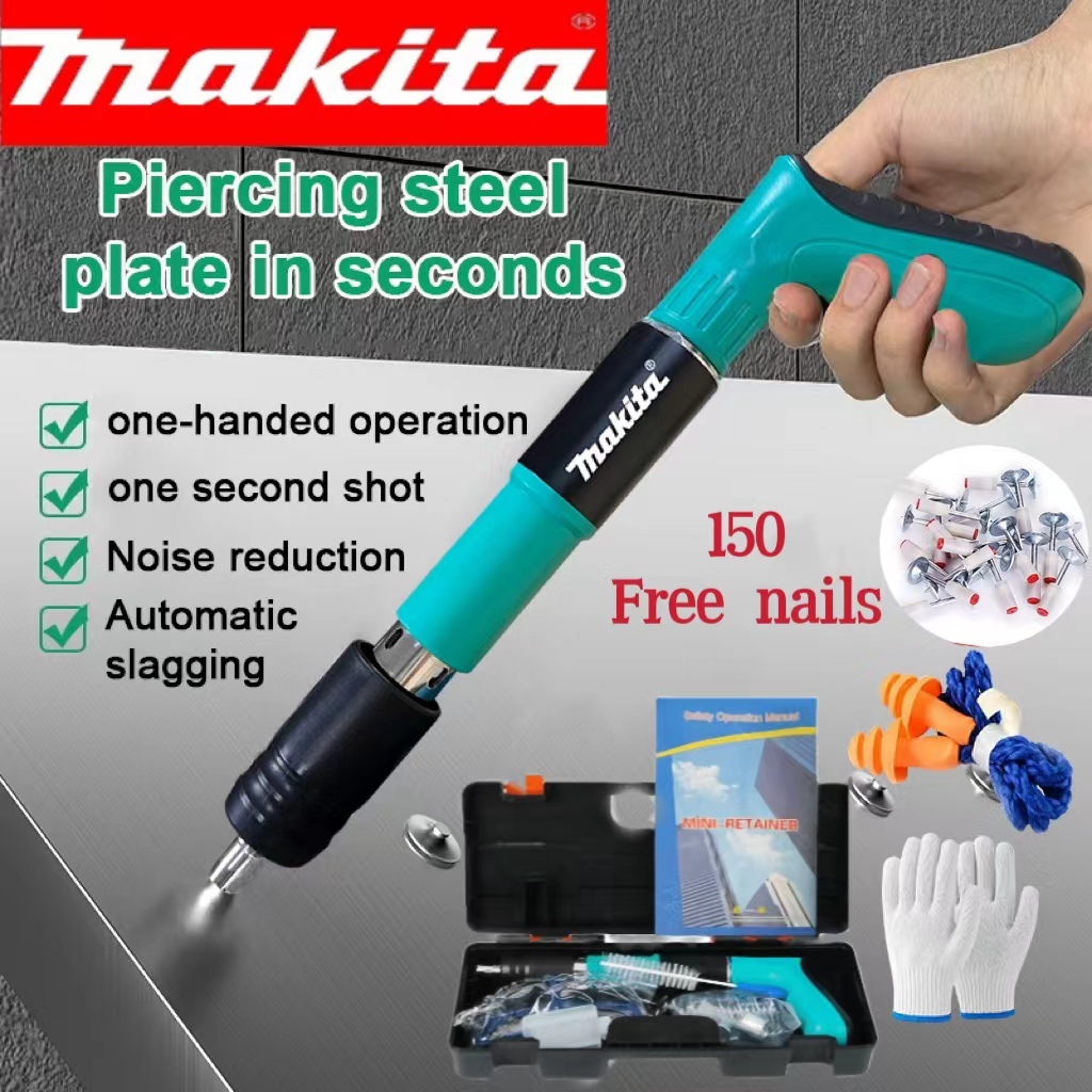 COD original Nail gun Manual Steel Nails Gun For Concrete Rivet Tool ...