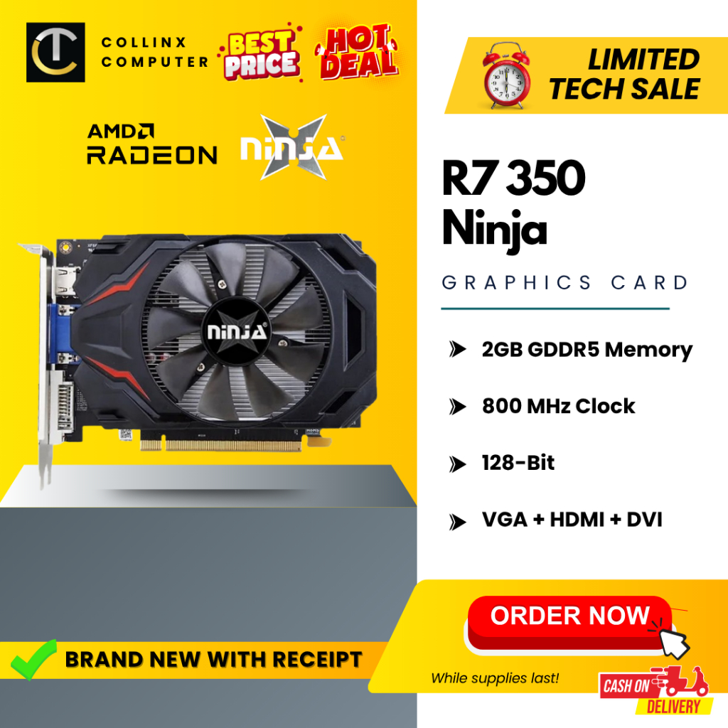 AMD Radeon R5 R7 Graphics Card Brand New GPU Videocard List Gaming ...