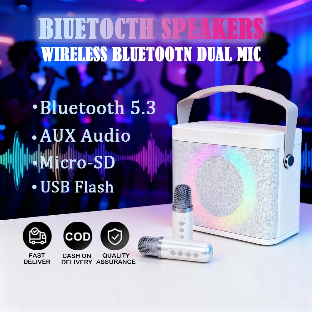 RD bluetooth speaker with mic wireless karaoke home KTV portable Audio ...