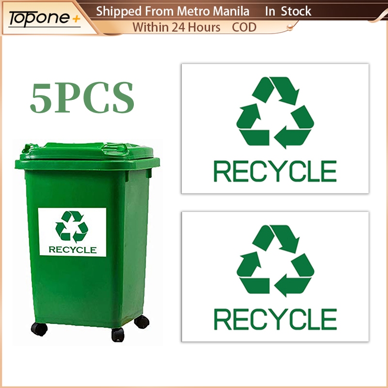 Shop trash can label for Sale on Shopee Philippines