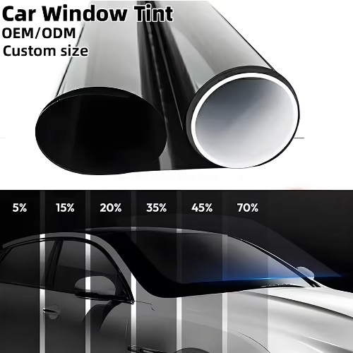 (Ph in stock)Black Car Window Film Car Glass Tint Privacy Film UV ...