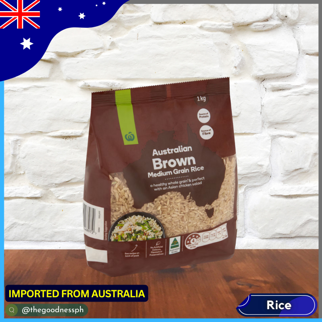 Woolworths Brown Rice Grain - 1kg - Imported from Australia | Shopee ...