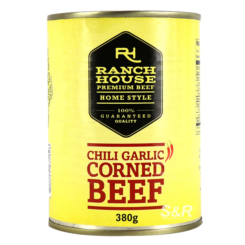 Ranch House Premium Beef Home Style Chili Garlic Corned Beef 380g ...