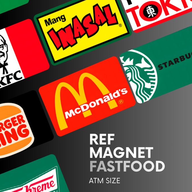 FAST FOOD REF MAGNET SOUVENIRS / ATM SIZE - BEST AFFORDABLE & QUALITY ...