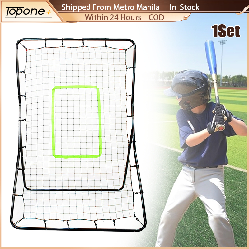 Baseball Practice Rebound Net Portable Softball Rebounder Kickback ...