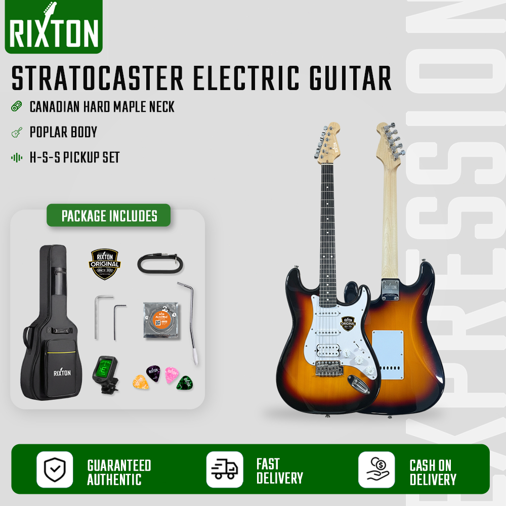 RIXTON Electric Guitar Complete Set Electric Guitar for Beginners ...