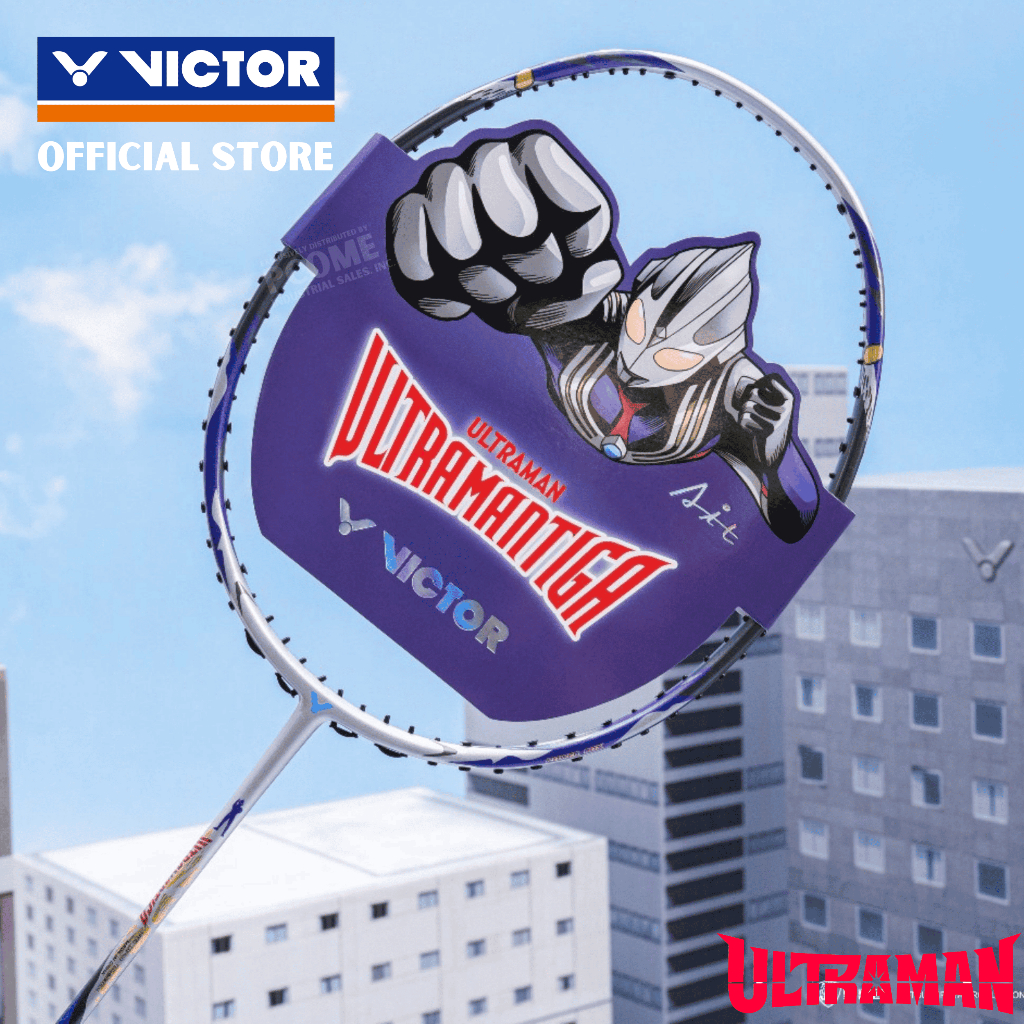 VICTOR ULTRAMAN Collection Thruster ULTRAMANTIGA Unstrung Badminton ...