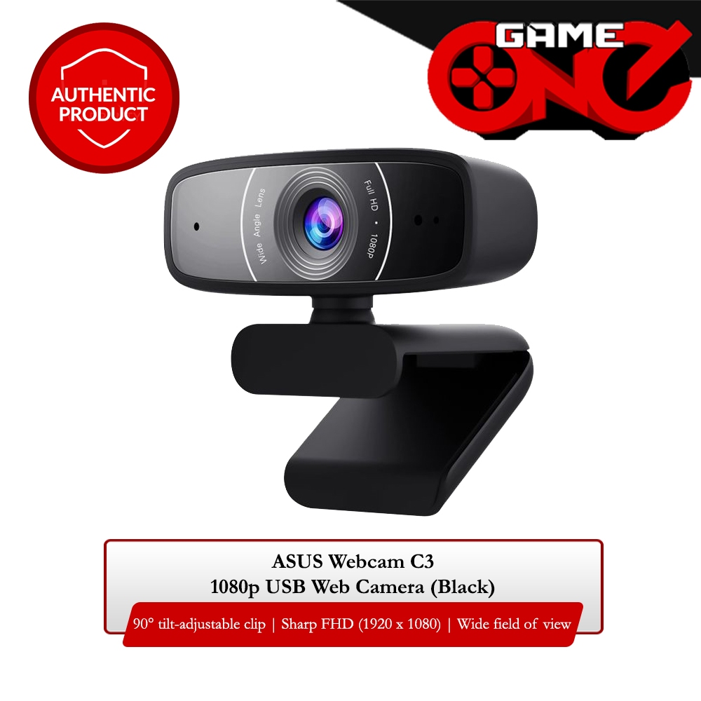 ASUS Webcam C3 1080p USB Camera (Black) | Shopee Philippines