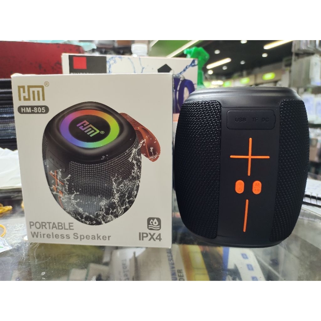 HM-805 Portable wireless/Bluetooth Speaker IPX4 | Shopee Philippines
