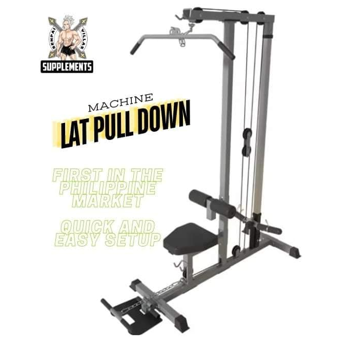 LAT PULL DOWN MACHINE GYM EQUIPMENT | Shopee Philippines