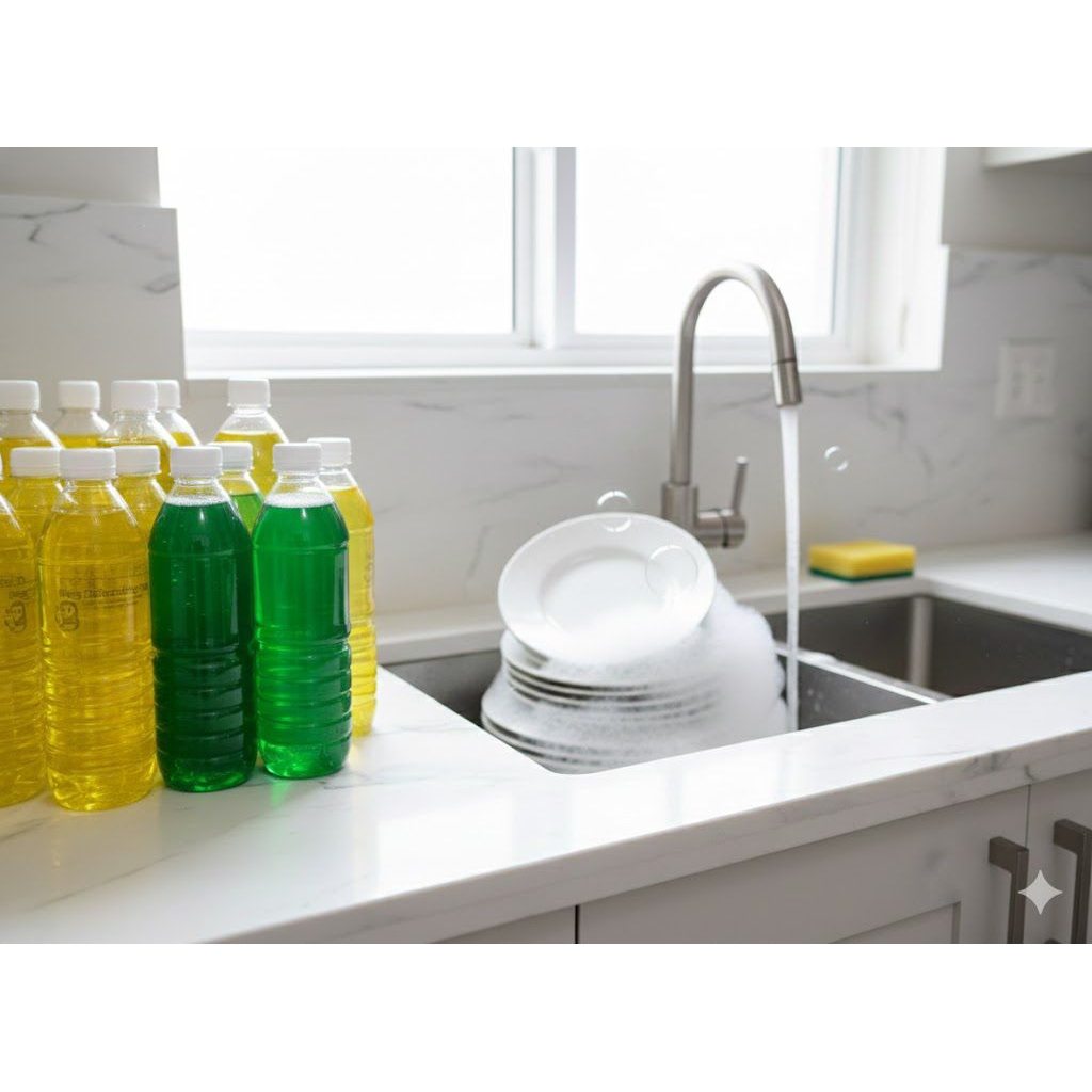 Dishwashing Liquid 500ml/1L Effective Grease Cleaner for Squeaky Clean ...