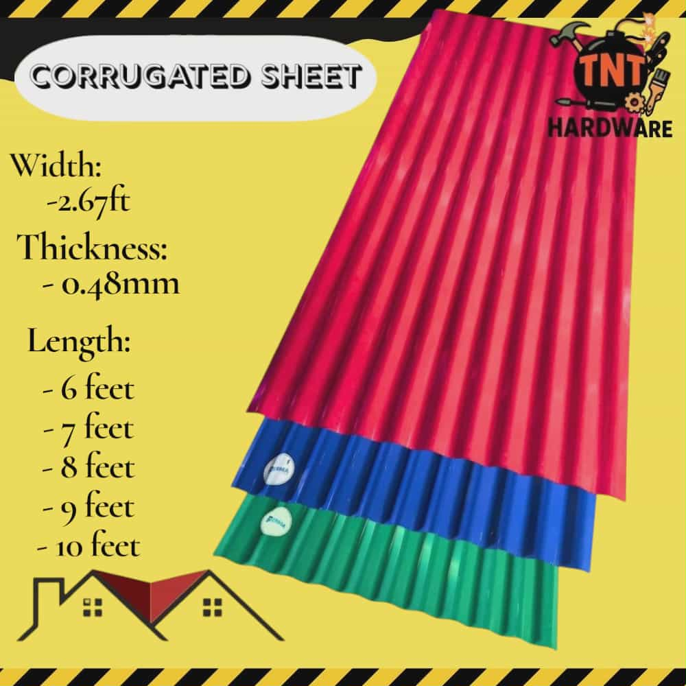 Shop corrugated roofing sheet for Sale on Shopee Philippines