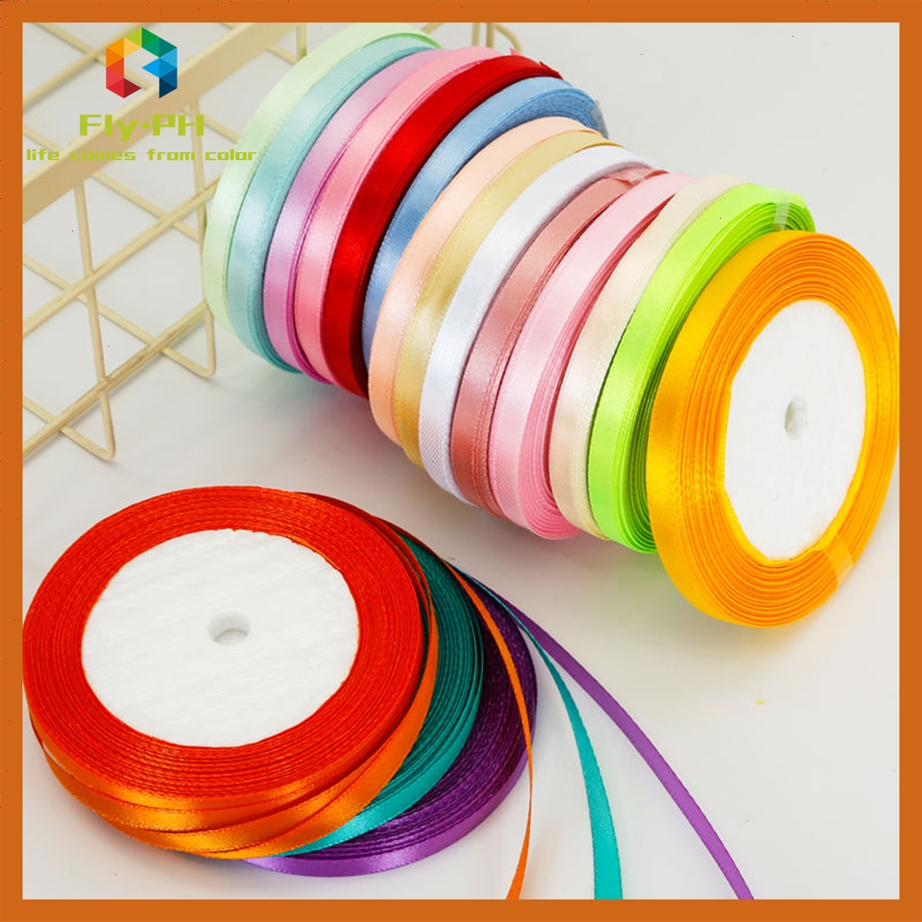 Fly.PH | 25Yards/22m/Roll 6mm/1.0cm ribbon, satin ribbon, decorative ...