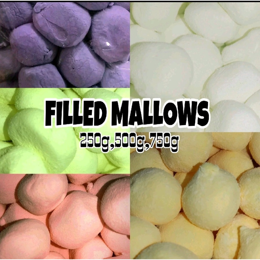 Flavored Filled Mallows - 250g, 500g, 750g | Shopee Philippines