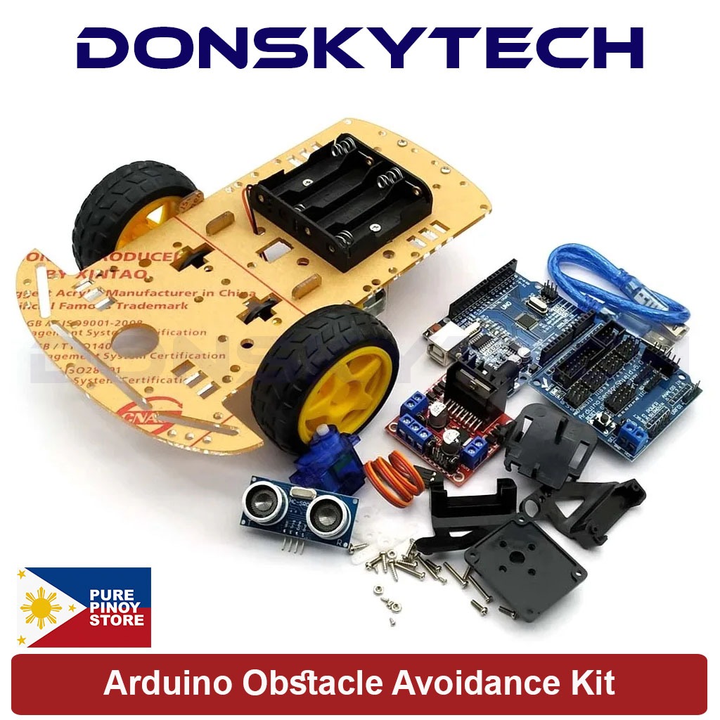 Arduino Car Kit Obstacle Avoidance Smart Robot Car Chassit Kit 2WD 4WD ...