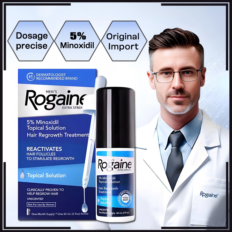 Men's Rogaine Extra Strength Hair Loss and Hair Regrowth Treatment ...