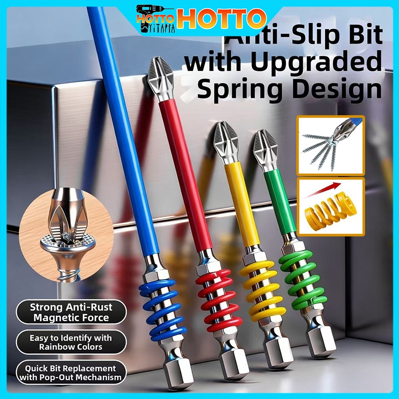 1pc Magnetic Screwdriver Bits Set Anti-Slip PH2 Standard Phillips ...