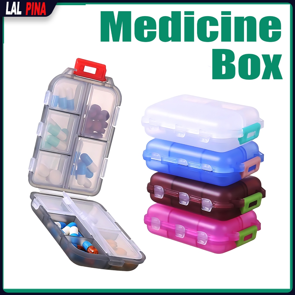 3-in-1 Medicine Storage First Aid Kit Weekly Pill Organizer 7 Days 10 ...