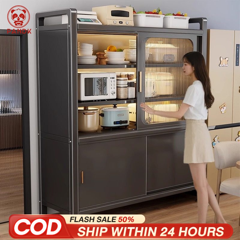 Kitchen Dust Cabinet Dustproof Storage Cabinet Enclosed Rack Cabon ...