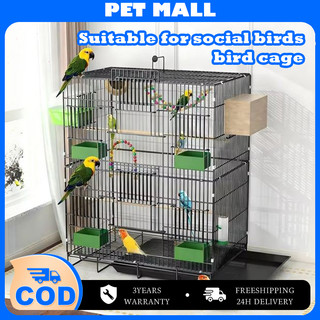 Double Layer Breeding Bird Cage Tall Parrot Cage With Dense Photo Inspiration
