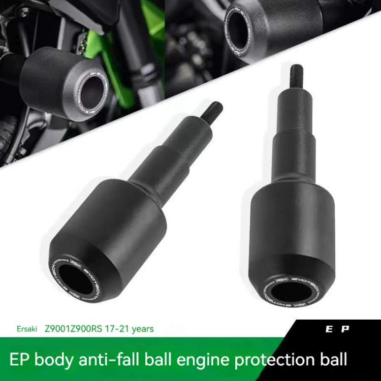 Kawasaki Z900/Z900RS 2017-2022 Anti-Fall Rubber Protection Ball Frame ...