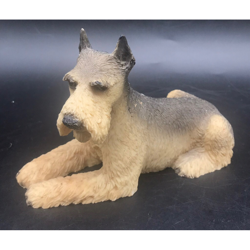 Schnauzer Dog Figurine Vintage 1988 Original by Castagna Made in Italy ...