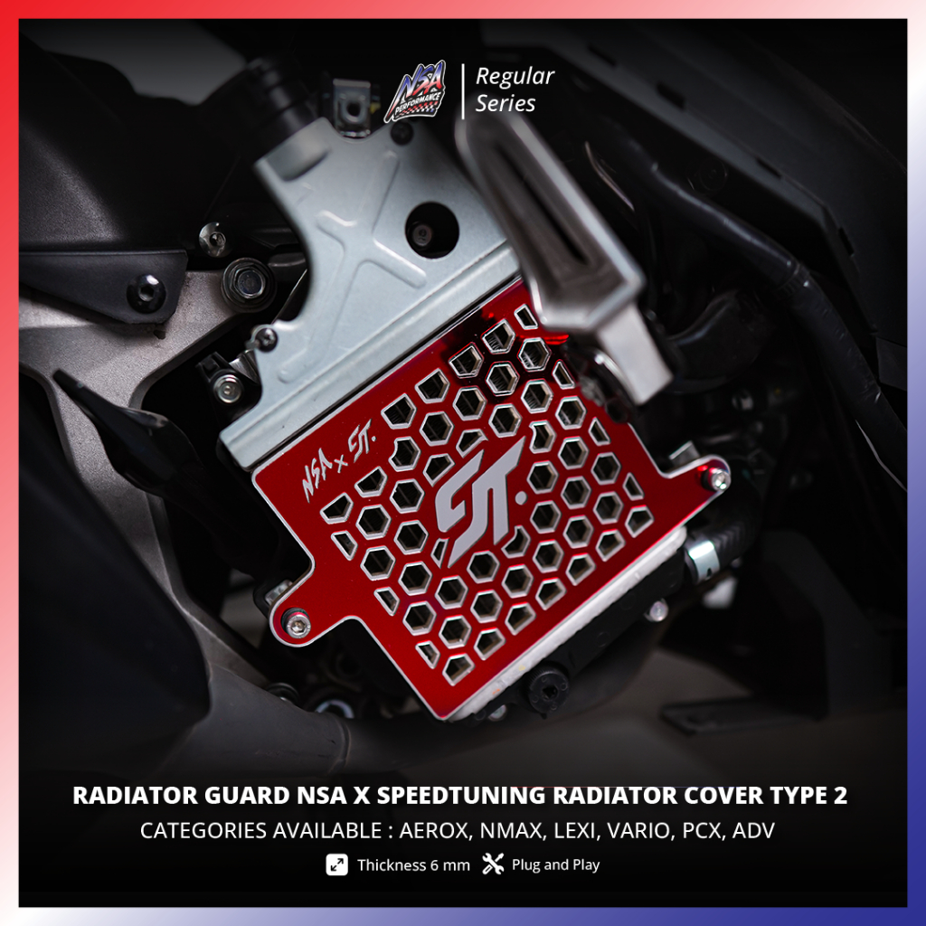 NSA X ST2_RADIATOR COVER SPEEDTUNING TYPE 2 SERIES | [VARIO/PCX/ADV ...