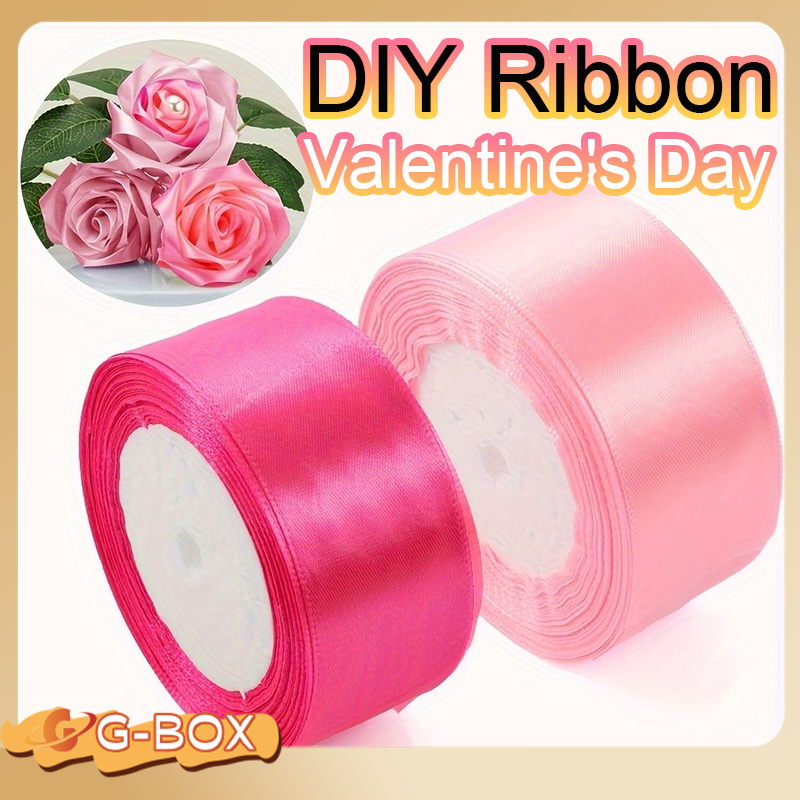 4cm (25 yards) roll Satin Ribbon Roll Gift Packaging Ribbon Flower ...