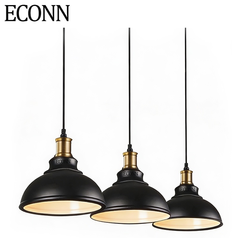 ECONN Pendant Light American Retro Iron Decoration Ceiling Chandelier ...