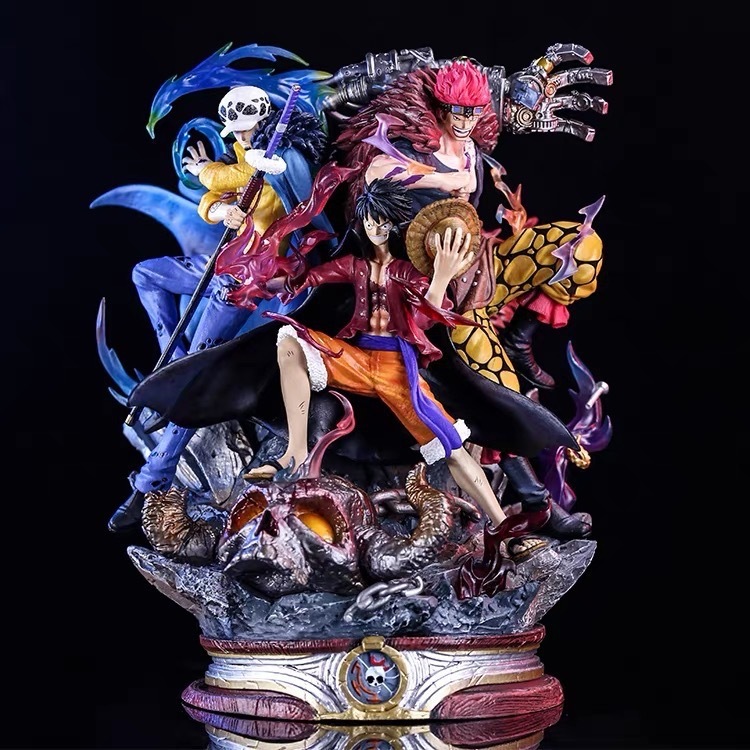 One Piece figure Super Rookie luffy Kid Law Anime PVC Collectible ...