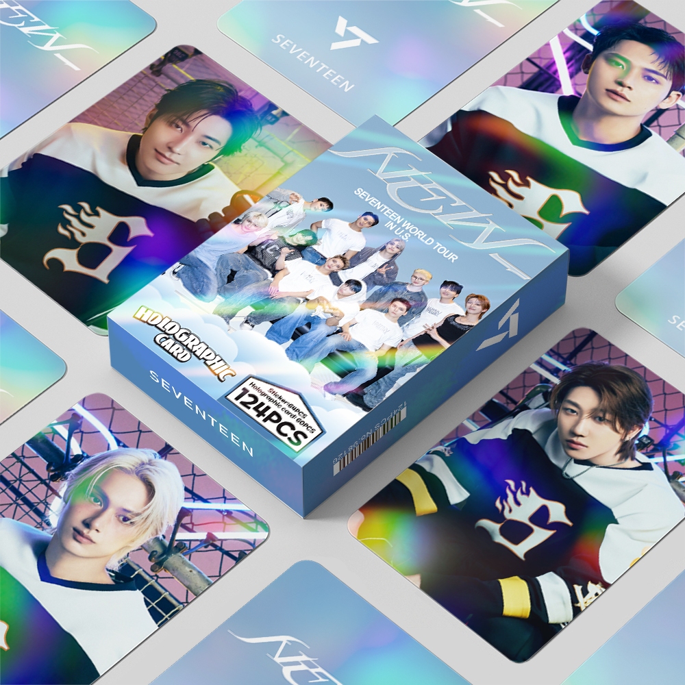 55/92/124Pcs/Box SEVENTEEN Photocard SPILL THE FEELS Lomo Cards
