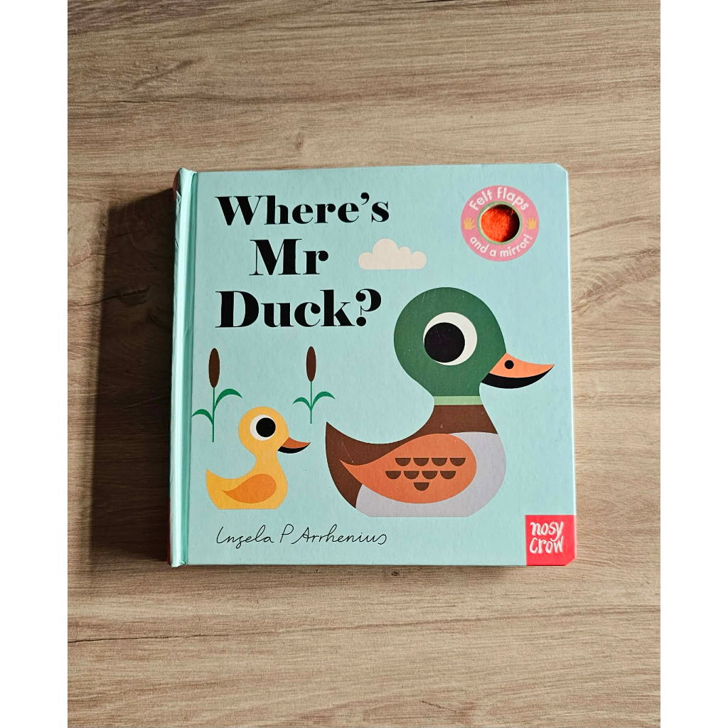 Where's Mr Duck? (Boardbook/Felt Flaps and a mirror/Children book ...