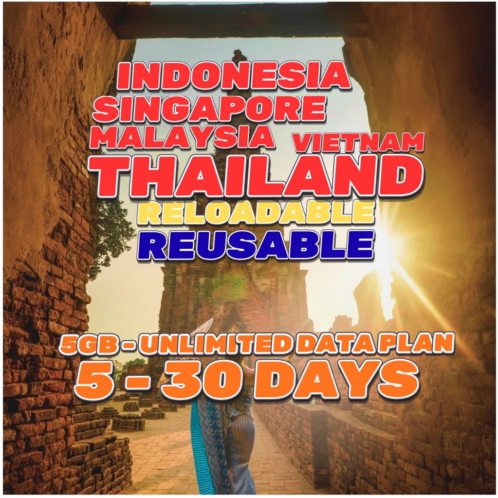 THAILAND - VIETNAM - MALAYSIA - SINGAPORE - INDONESIA TRAVEL DATA SIM ...