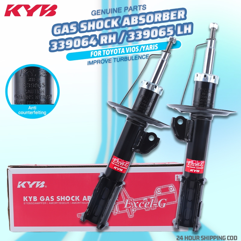 KYB Excel-G 339064 RH/339065 LH Gas Shock Absorber–Front Suspension for ...