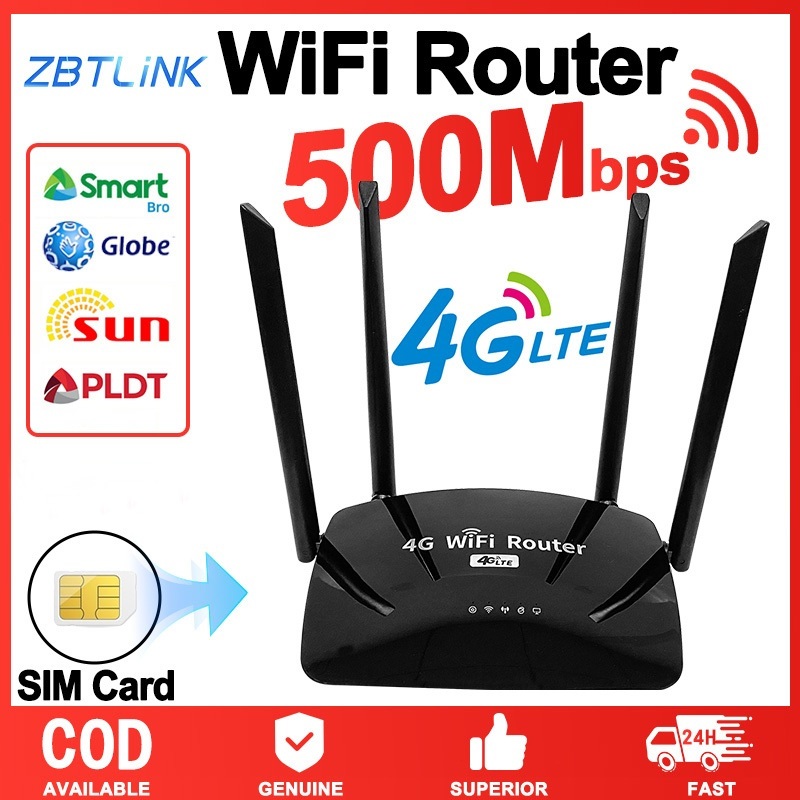 ZBTlink 4G WIFI Router 500Mbps Multi-Mode Wireless Wi-Fi Router ...