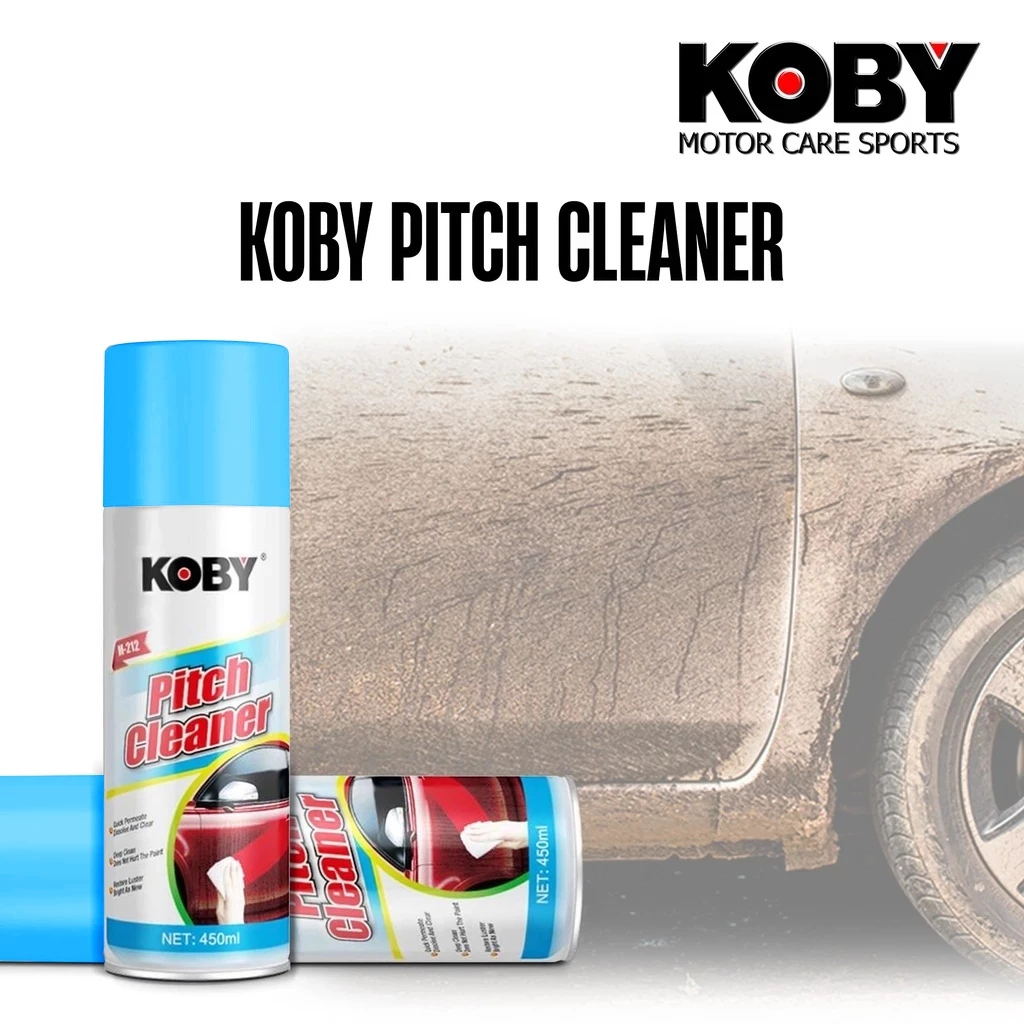 KOBY Pitch Cleaner (450ml) - Fast Acting Tar & Adhesive Remover for ...