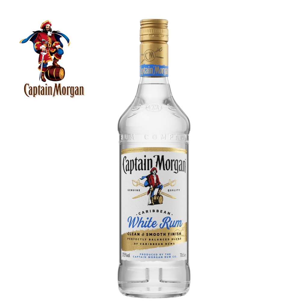 Captain Morgan White Rum 700ml | Shopee Philippines