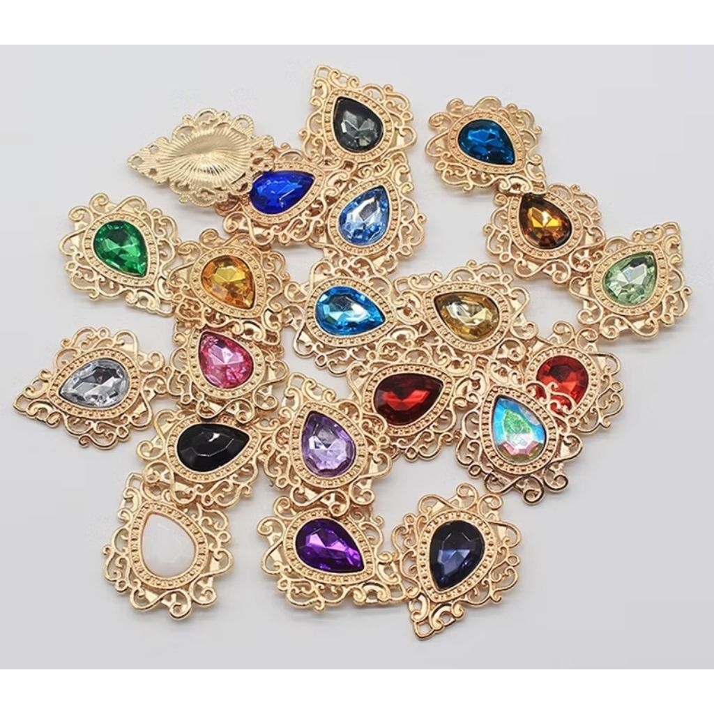 PER PIECE: Teardrop Sparkling rhinestone | Shopee Philippines